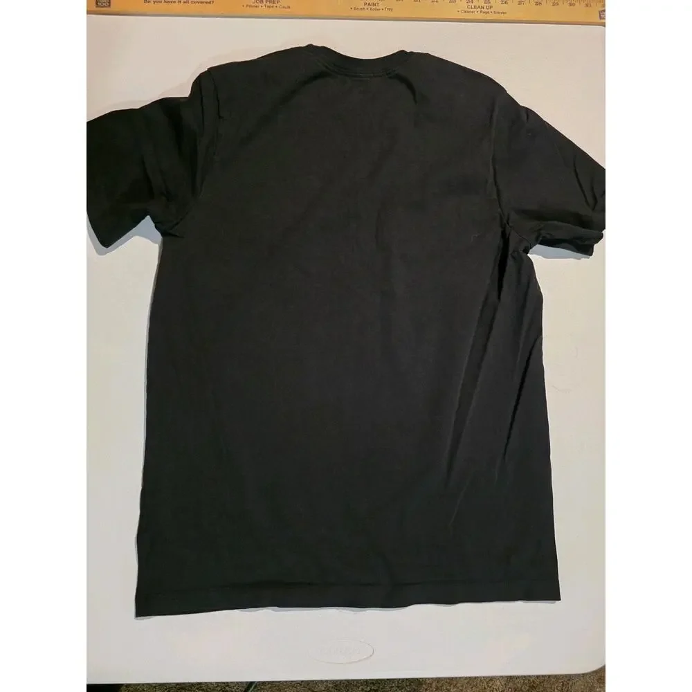 Jordan Air Jumpman Box 23 Logo Black Red T Shirt Size L